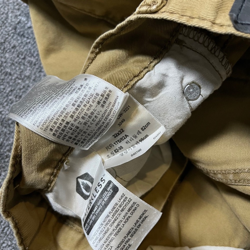 Levi's 514 Straight Fit Pants 32x32 Tan Khaki Cotton Casual - Picture 3 of 8